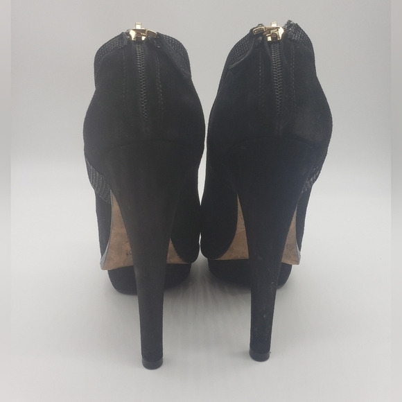 934- FENDI Women's Platform Ankle Booties Made in Italy 36 1/2 EU 6 US - Picture 2 of 10